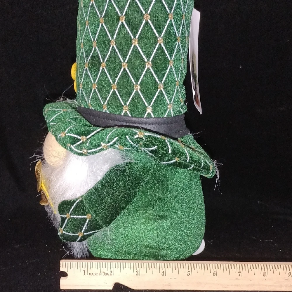 St. Patrick's Day Green Gnome 'Lucky' Tabletop Decoration